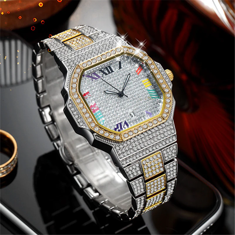 Prestige Rainbow Iced Out Watch - Image 5
